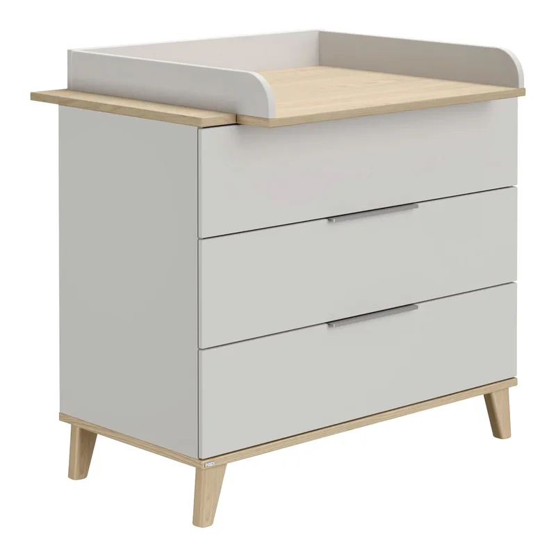 Wickelkommode Fiene by Paidi in Grey, Natural, 110 × 96 mm – product photo 1 of 3