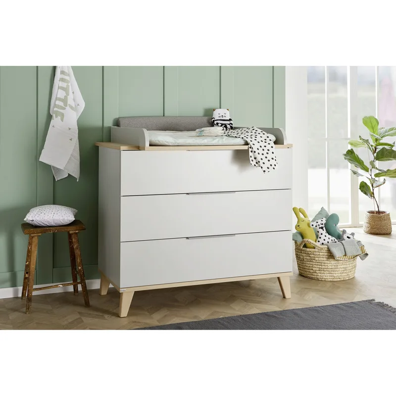 Wickelkommode Fiene by Paidi in Grey, Natural, 110 × 96 mm – product photo 2 of 3