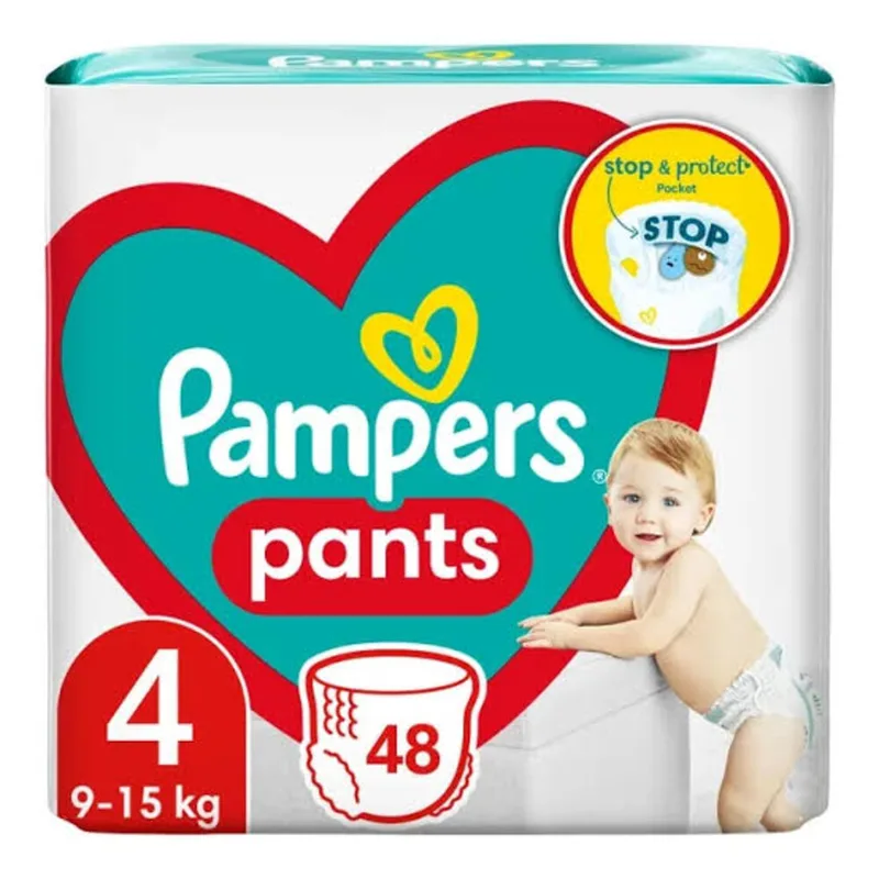 3x Pampers Active Baby Luierbroekjes Maat 4 (9-15kg) 48 stuks by Pampers – product photo