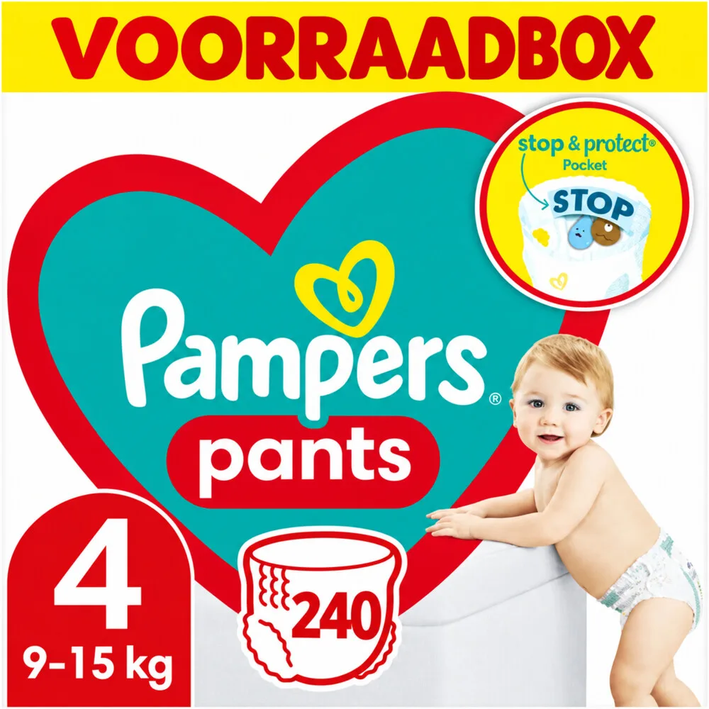 5x Pampers Active Baby Luierbroekjes Maat 4 (9-15kg) 48 stuks von Pampers – Produktfoto