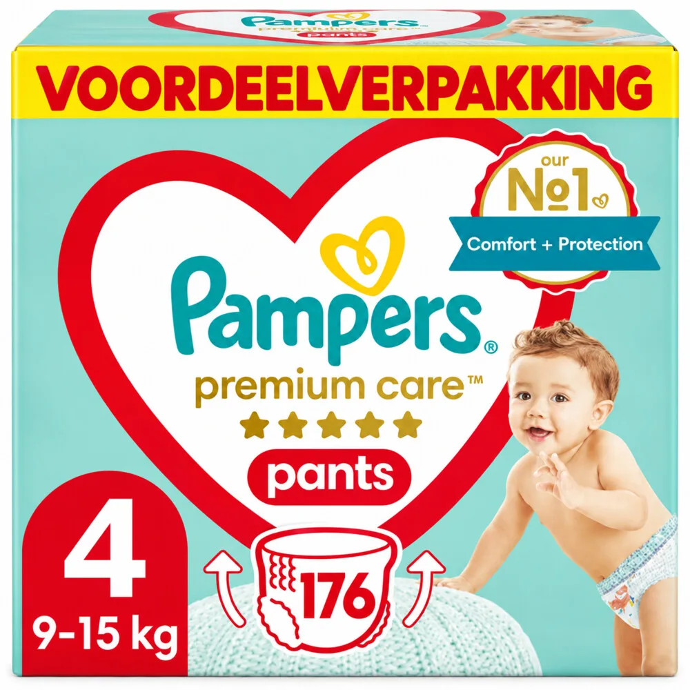 8x Pampers Premium Care Luierbroekjes Maat 4 (9-15kg) 22 stuks från Pampers – produktbild