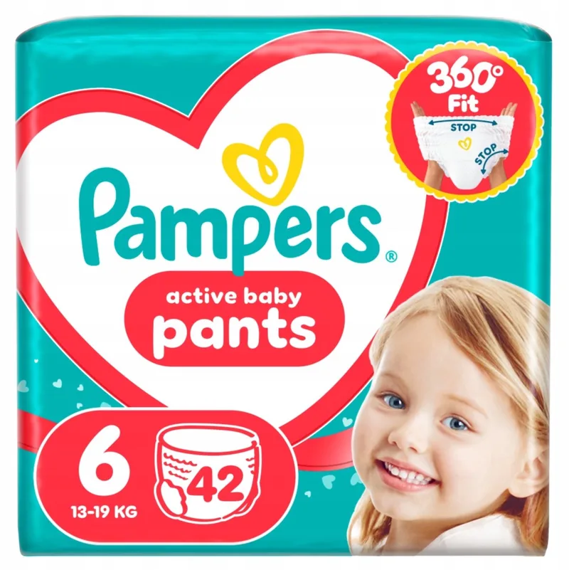 Active Baby Pants Maat 6 (13-19kg) - 44 stuks van Pampers – productfoto