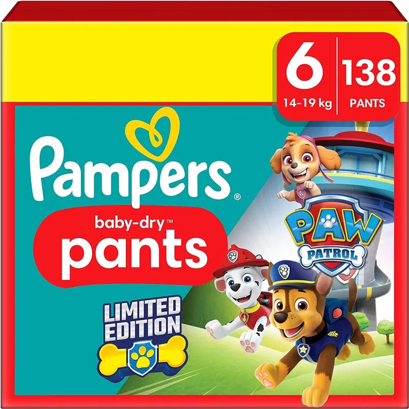 Baby Dry Luierbroekjes Maat 6 (13-19 kg) 138 stuks by Pampers – product photo