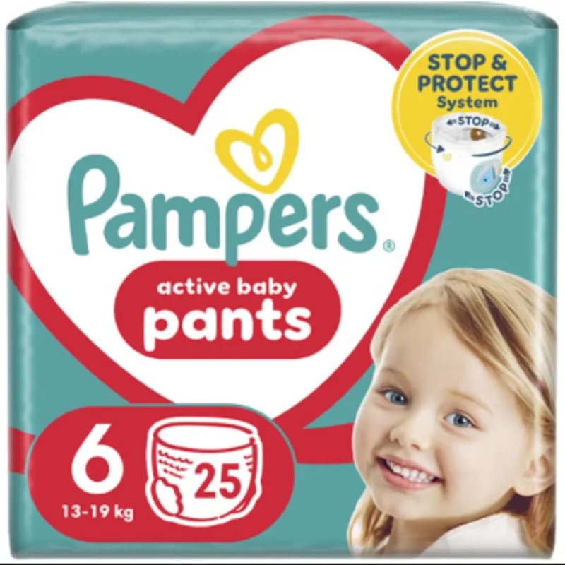 Baby Dry Pants - Luierbroekjes - Maat 6 - 25 Stuks by Pampers – product photo