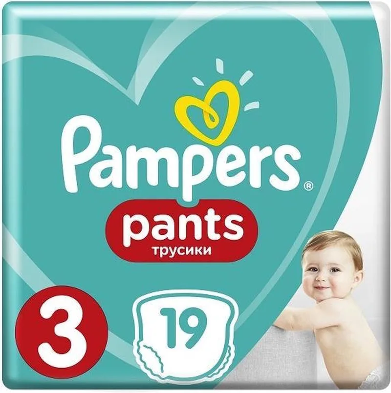 Baby Dry Pants Maat 3 - Luierbroekjes - 19 Stuks van Pampers – productfoto