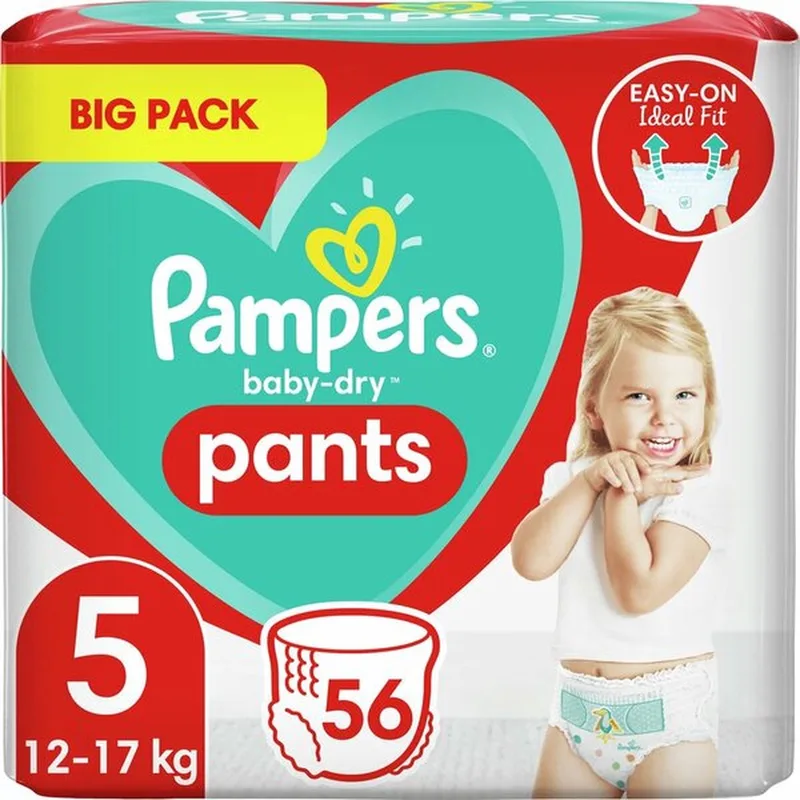 Baby Dry Pants Maat 5 - 56 luierbroekjes by Pampers – product photo
