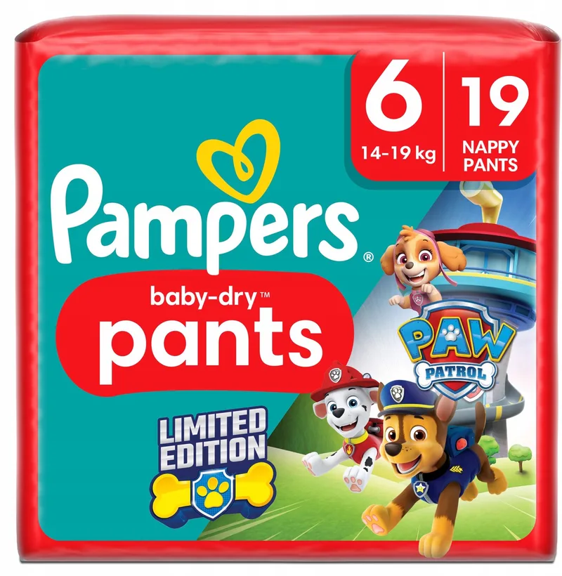 Baby Dry Pants - maat 6 - 19 luierbroekjes - 15+kg - Justice League/Superheldeneditie van Pampers – productfoto