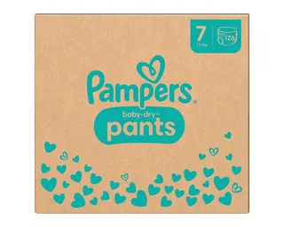 Baby-Dry Pants Maat 7 - 126 Luierbroekjes -15kg+ - Maandbox by Pampers – product photo 3 of 3