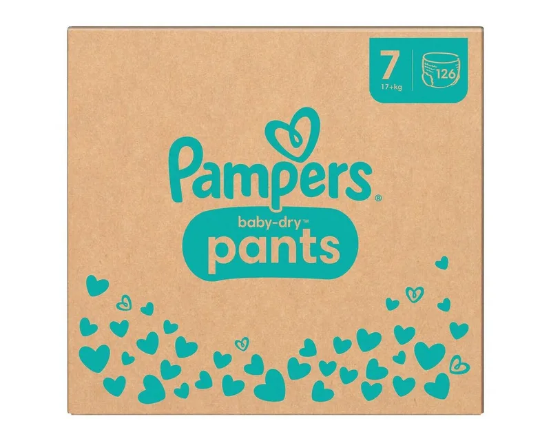 Baby-Dry Pants Maat 7 - 126 Luierbroekjes -15kg+ - Maandbox by Pampers – product photo 3 of 3