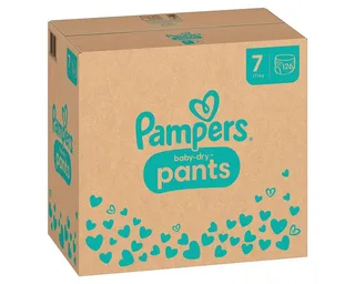 Baby-Dry Pants Maat 7 - 126 Luierbroekjes -15kg+ - Maandbox by Pampers – product photo 2 of 3