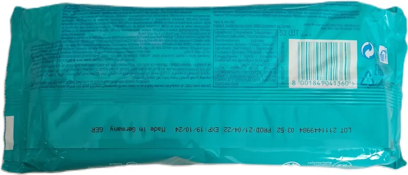 Fresh Clean Billendoekjes - 624 stuks van Pampers – productfoto