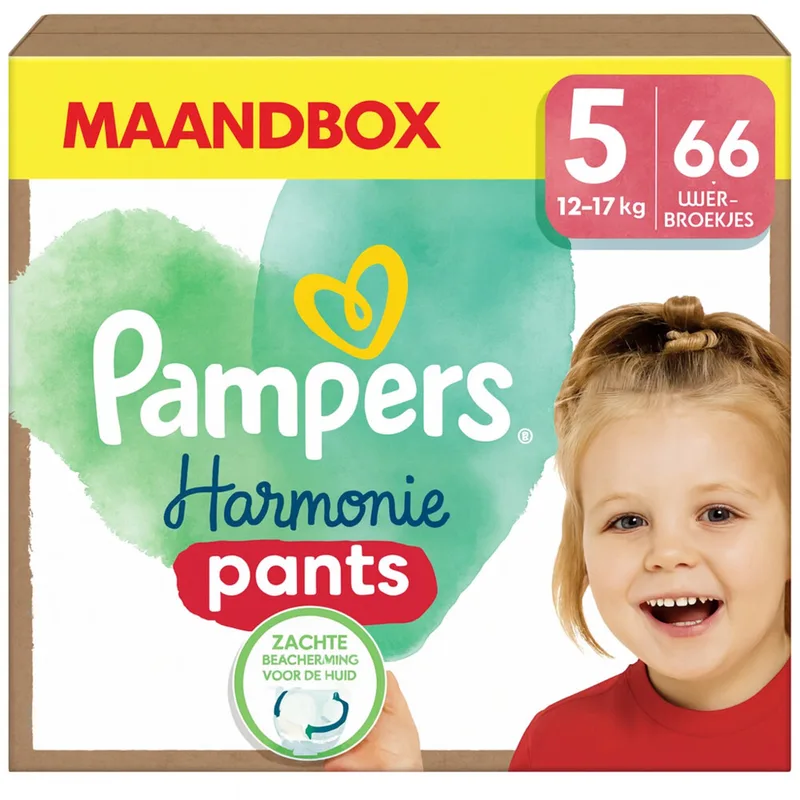 Harmonie Diaper Pants Maat 5 (12-17 kg) 66 stuks de Pampers – photo produit