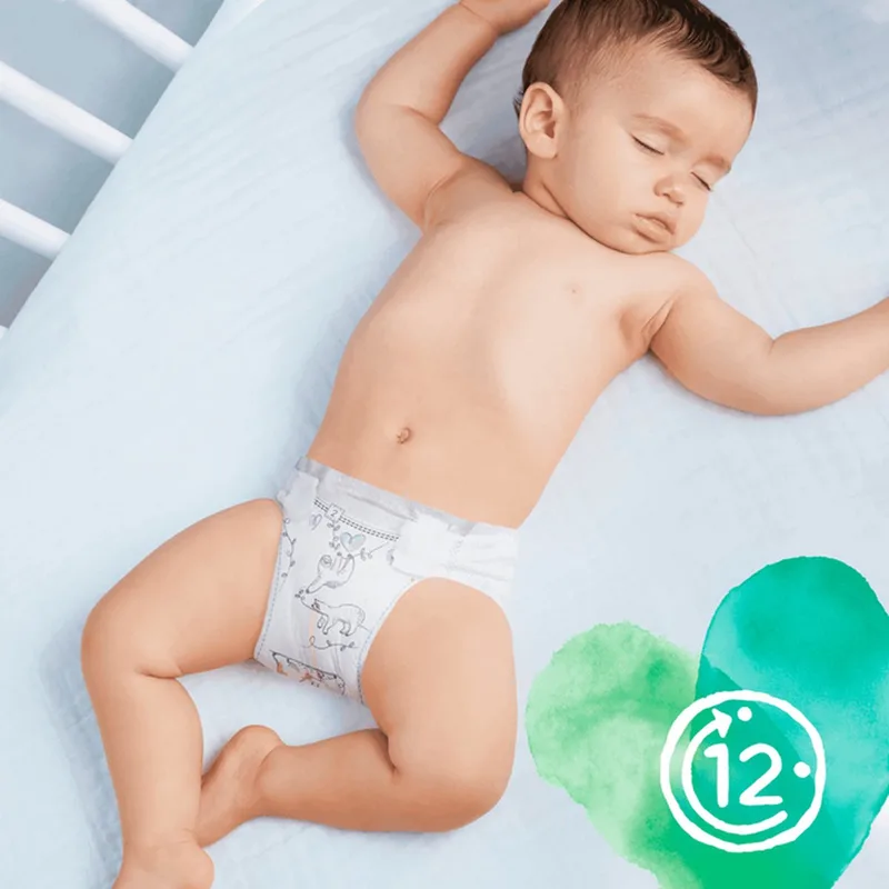 Harmonie luiers - Maat 4 - Mega Pack - 72 luiers de Pampers – photo produit