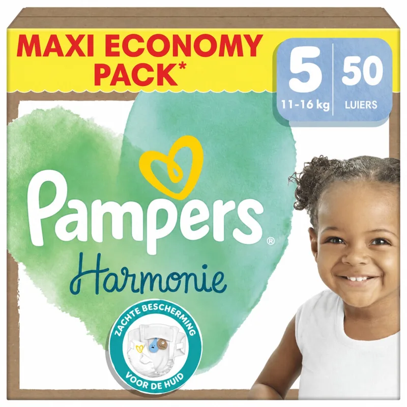 Harmonie Luiers Maat 5 (11-16kg) 50 stuks von Pampers – Produktfoto