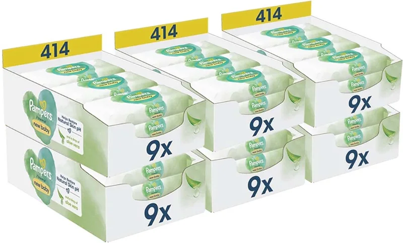 Harmonie New Baby - Billendoekjes - 2484 doekjes - 54 x 46 by Pampers – product photo