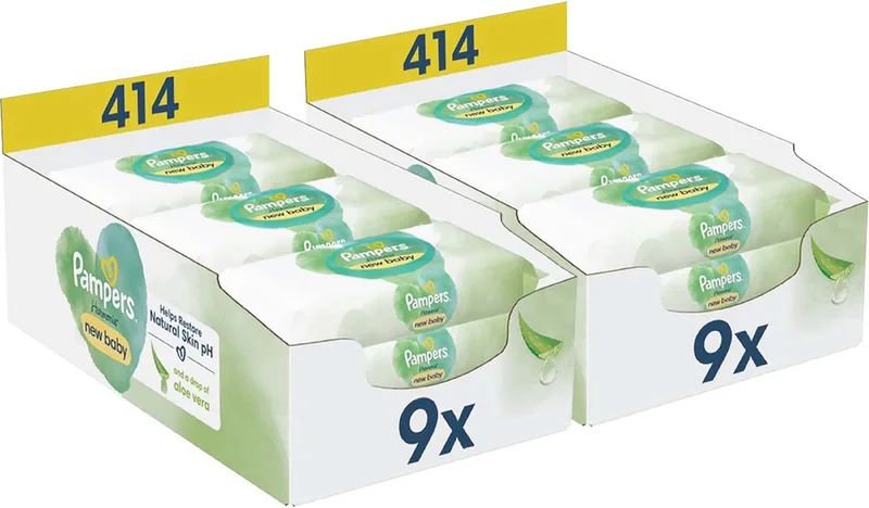 Harmonie New Baby - Billendoekjes - 828 doekjes - 18 x 46 by Pampers – product photo