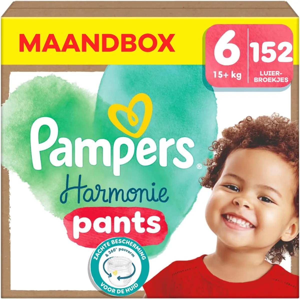 Harmonie Pants - Maat 6 - Maandbox - 152 stuks - 15+ KG van Pampers – productfoto