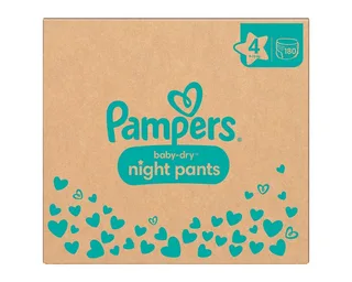 Night Pants Maat 4 Maandbox - 180 luierbroekjes - 9kg-15kg by Pampers – product photo 3 of 3