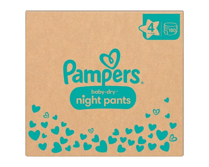 Night Pants Maat 4 Maandbox - 180 luierbroekjes - 9kg-15kg by Pampers – product photo 3 of 3