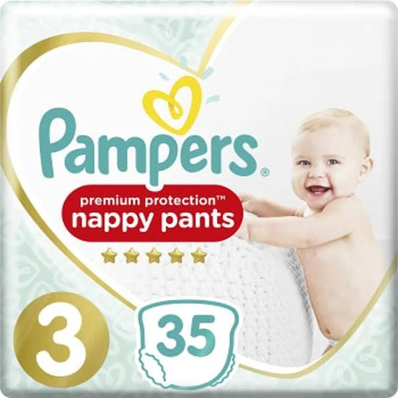 Premium Protection - Luiers - Pants - 3 - 6-11 kg - 35st van Pampers – productfoto