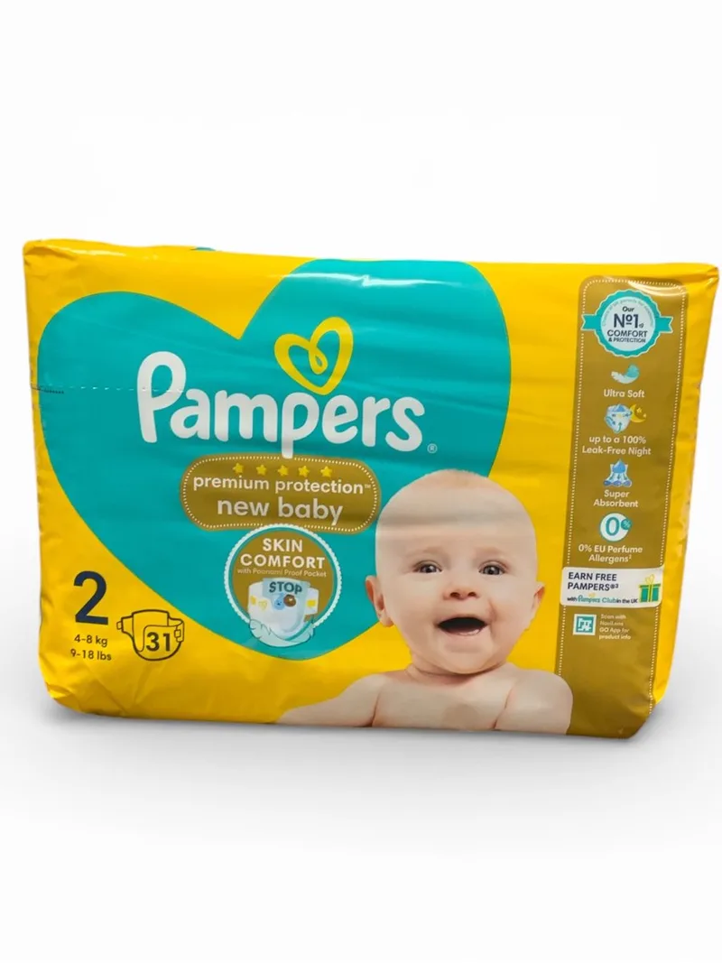 Premium Protection Maat 2 4-87 kg 31 stuks Luiers van Pampers – productfoto