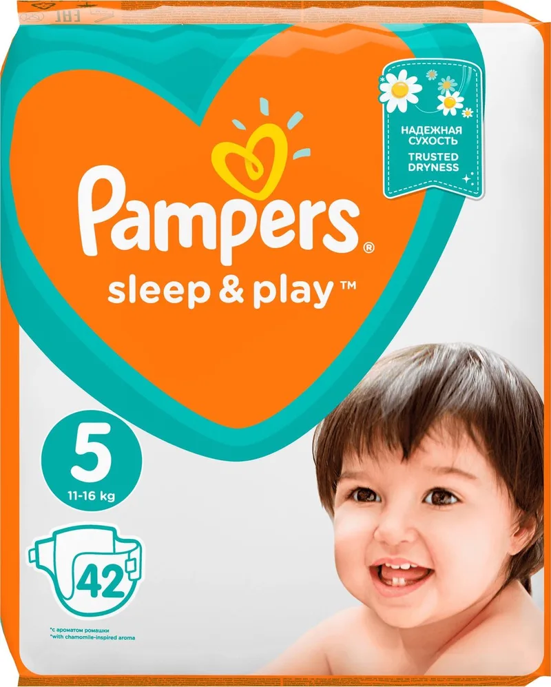 Sleep & Play Maat 5 - 42 Luiers från Pampers – produktbild