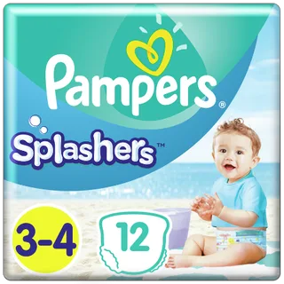 Zwemluiers Splashers maat 3-4 (6-11 kg) - 12 stuks by Pampers – product photo 2 of 2