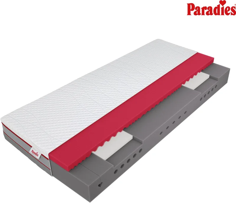 Kaltschaummatratze Neuheit: Paradies Perfekta KS, 90x200, 140x200 cm & weitere Größen, Paradies, 22 cm hoch, Maximaler Komfort mit Memoryschaum und Klimaregulierung fra Paradies i Hvid – produktbillede
