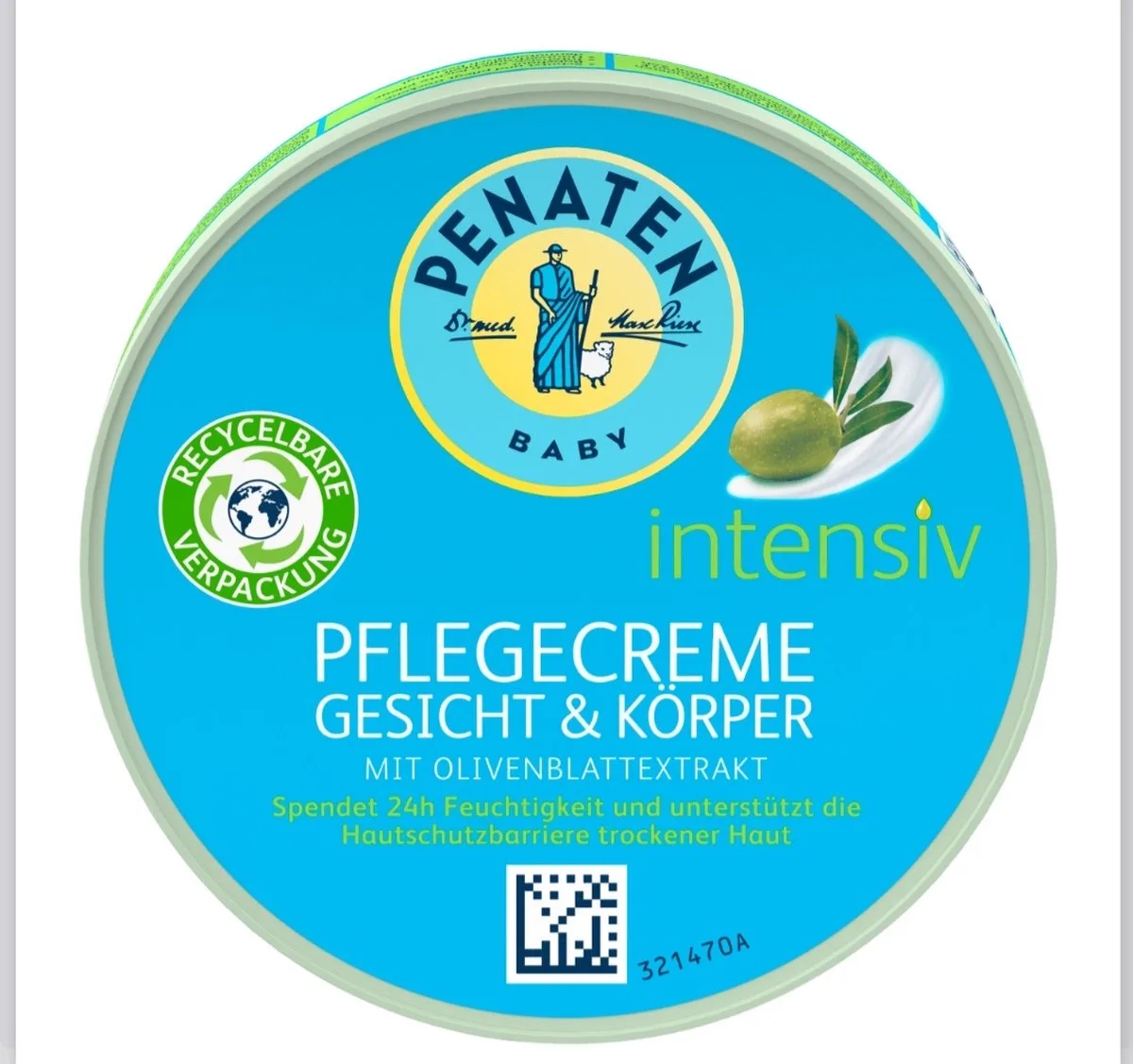 Intensieve verzorgende crème voor gezicht en lichaam, 100 ml från Penaten – produktbild