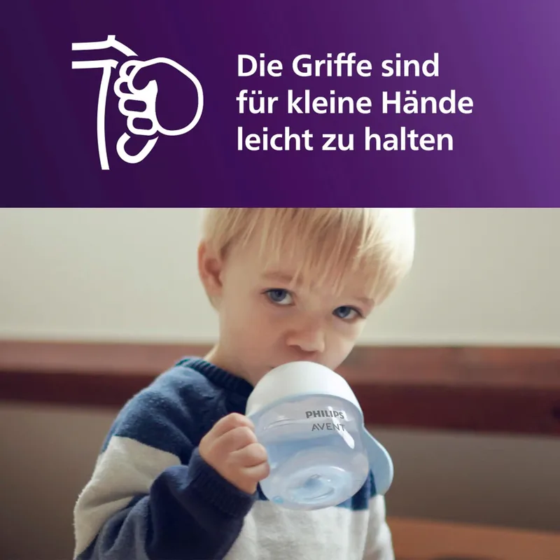 Babyflasche Natural Response Trinklernbecher, 150ml, extra schnelle Durchflussrate von Philips Avent in Weiß – Produktfoto 3 von 3