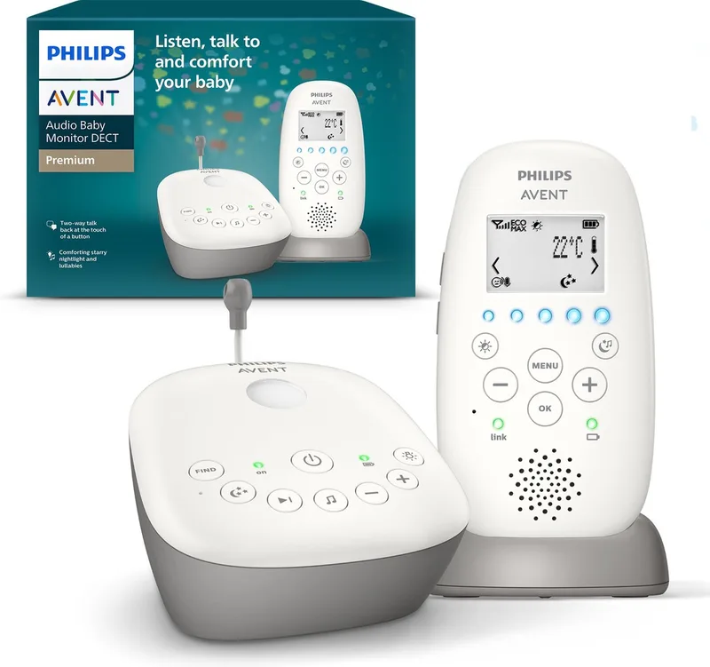 DECT babyfoon - Audio babyfoon - SCD733/26 by Philips Avent in Wit – product photo