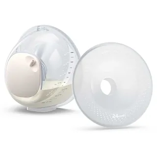 Doppelauffangschale SCF439/01 für Milchpumpe Philips Avent handsfree fra Philips Avent i Gennemsigtig, 12,2 × 17,9 × 12,2 mm – produktbillede 3 af 6
