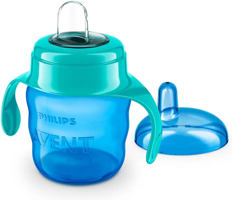 Drinkbeker - 6 + maanden - 200 ml - SCF551/05 van Philips Avent in Blauw – productfoto