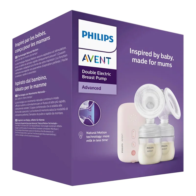 Dubbele Elektrische borstkolf - Draagbaar - Borstkolven - SCF397/31 von Philips Avent in "Roze – Produktfoto 2 von 2