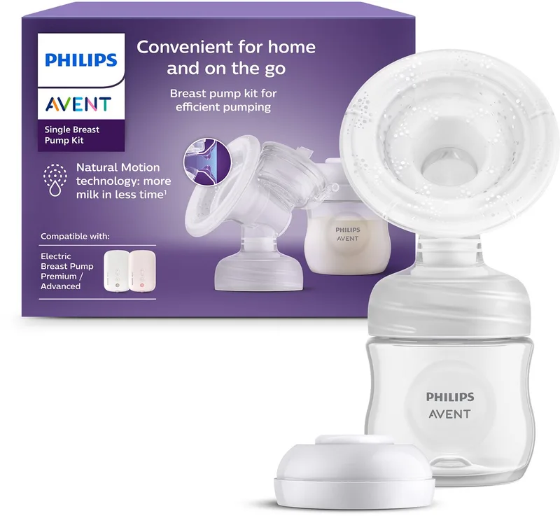 Extra Kolfset - Enkele Elektrische Borstkolf - Uitbreidingsset - Comfortabele Siliconen Kussens - SCF337/01 fra Philips Avent i Wit – produktbillede