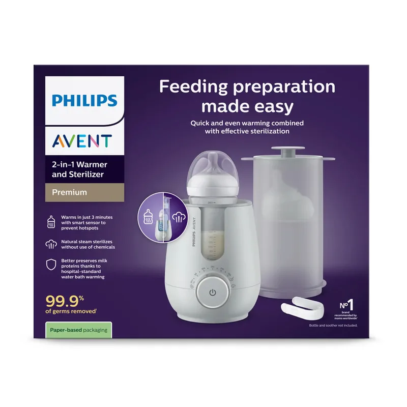 Flaschenwärmer und Sterilisator SCF359/20 de Philips Avent en Blanc – photo produit