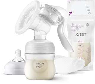 handkolf- Borstkolf - Handmatig- SCF430/20 von Philips Avent in Transparent – Produktfoto 2 von 5