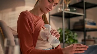 handkolf- Borstkolf - Handmatig- SCF430/20 von Philips Avent in Transparent – Produktfoto 5 von 5