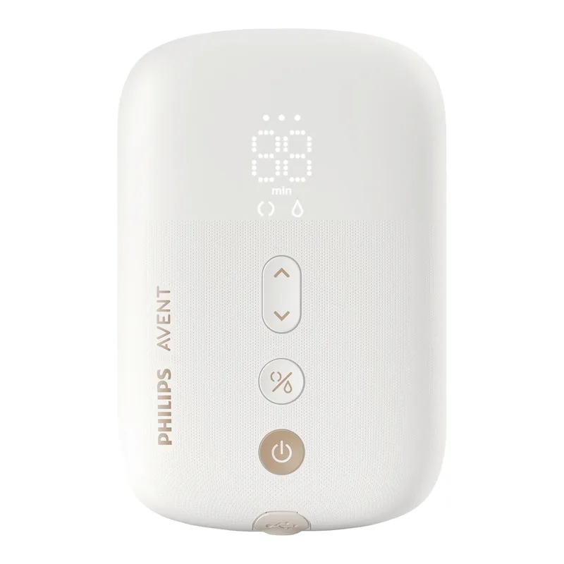 Handsfree Dubbele Elektrische Draagbare Borstkolf - Comfortabele & Krachtige Motor - Ultralichte Transparante Cups - SCF532/11 von Philips Avent in Wit beige – Produktfoto 3 von 3
