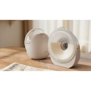Natural Care - Borstkolf - Dubbel Elektrisch - Handsfree - Lekvrij - Draadloos - SCF495/21 by Philips Avent in White, Beige – product photo 3 of 3