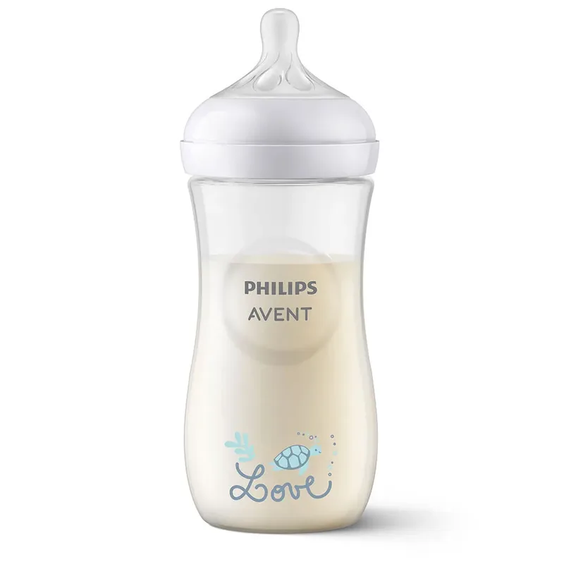 Natural Response babyfles - 1 stuk – 330 ml – flow 4 - schildpad - SCY906/11 by Philips Avent in Multicolour – product photo 2 of 3