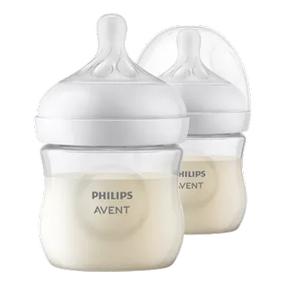 Natural Response babyfles 125ml – Flow 2 - 2 flessen - Newborn - SCY900/02 von Philips Avent in Transparent – Produktfoto 2 von 2
