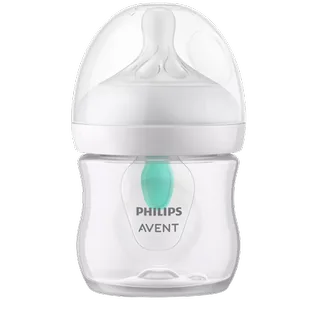 Natural Response Babyfles 125ml – Flow 2 –Antikoliek- 1 fles - Newborn - SCY670/01 by Philips Avent in Transparent – product photo 2 of 2