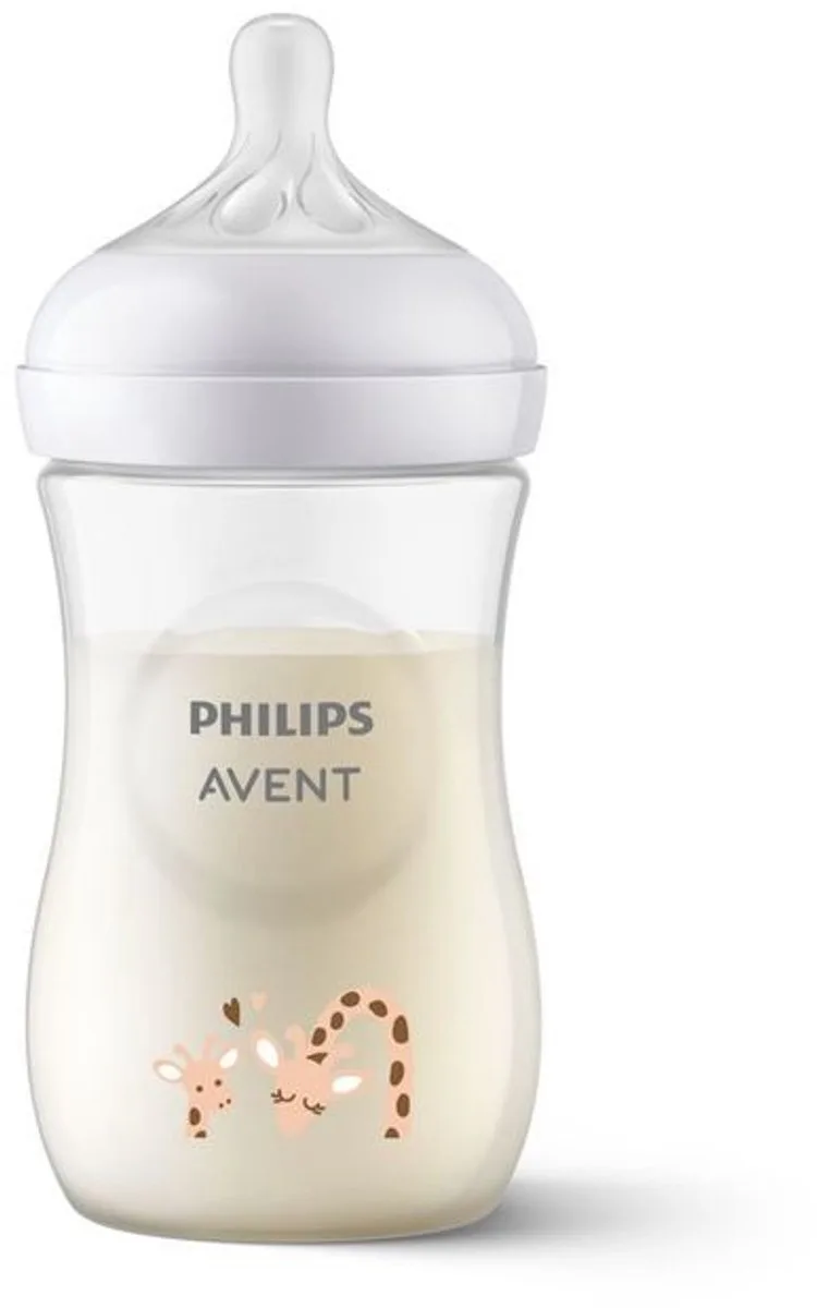 Natural Response babyfles 260ml Giraf - Drinkfles van Philips Avent in Multicolor – productfoto