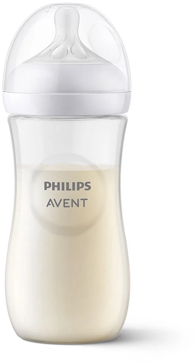 Natural Response babyfles 330ml - Zuigfles fra Philips Avent i Transparant – produktbillede