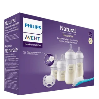Natural Response Fles - Startersset voor pasgeboren baby's SCD838/11 von Philips Avent in Transparent – Produktfoto 2 von 2