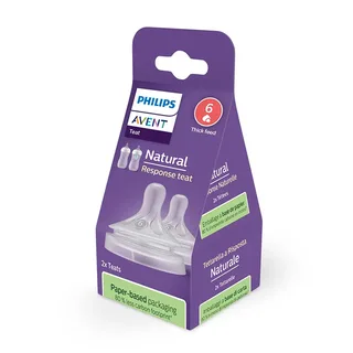 Tétines T6 Liquides Épais Natural Response 2 Unités de Philips Avent – photo produit 3 sur 3