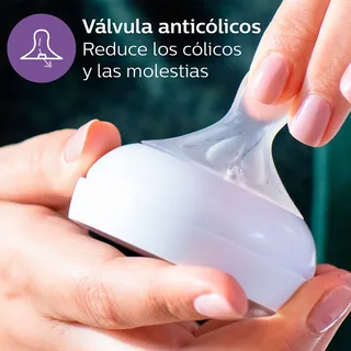 Philips Avent 4-tlg. Babyflaschen-Set, Natural Response, ab Geburt de Philips Avent en Transparent, 20,8 mm – photo produit 6 sur 6