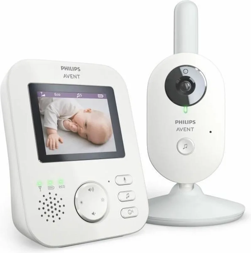 SCD833/26 beeldbabyfoon - babyfoon met camera från Philips Avent i Wit – produktbild