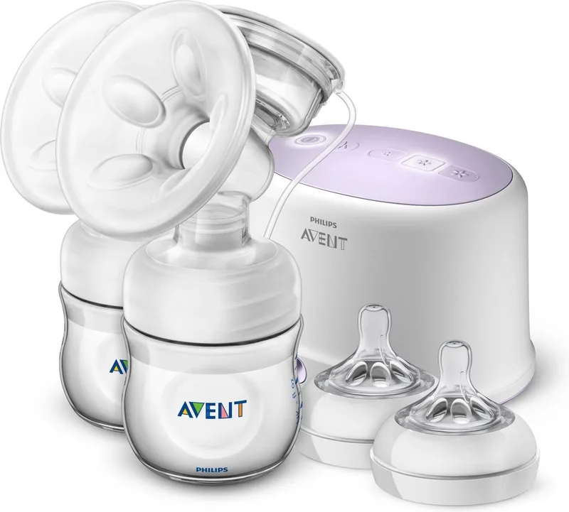 SCF334/31 Dubbele elektrische Borstkolf van Philips Avent in Wit – productfoto